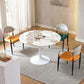 Round Tulip Base Dinette Table Simplicity Style Dining Site Table for Indoor Clearhalo ' dining_table' 'Dining Tables & Seating' 'Dining Tables' 'furn' 'furn_dining_table' 'Furniture' 'furniture_dining_table' 'Kitchen & Dining Furniture' 'kitchen&dining_furn' 'kitchen' 'kitchen_dining_table' 4332281