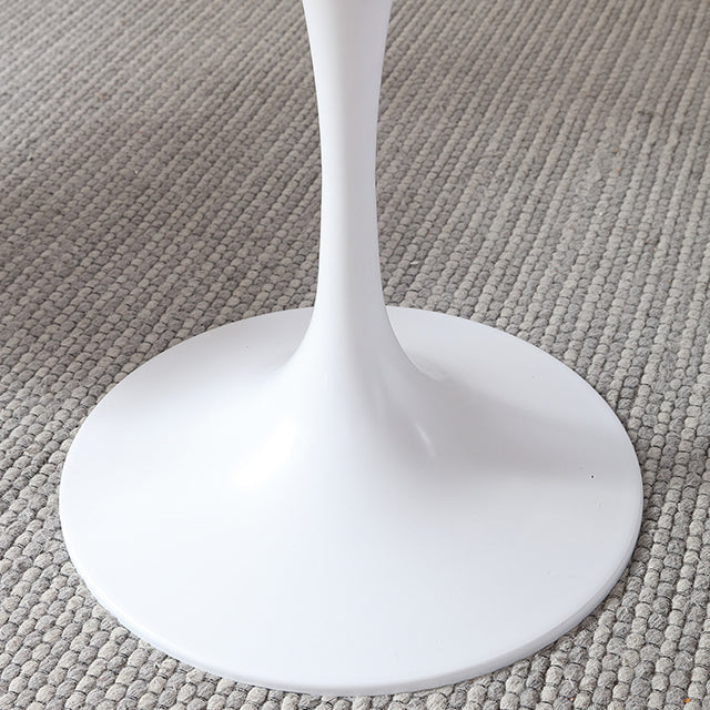 Round Tulip Base Dinette Table Simplicity Style Dining Site Table for Indoor Clearhalo ' dining_table' 'Dining Tables & Seating' 'Dining Tables' 'furn' 'furn_dining_table' 'Furniture' 'furniture_dining_table' 'Kitchen & Dining Furniture' 'kitchen&dining_furn' 'kitchen' 'kitchen_dining_table' 4332285