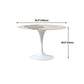 Round Tulip Base Dinette Table Simplicity Style Dining Site Table for Indoor Clearhalo ' dining_table' 'Dining Tables & Seating' 'Dining Tables' 'furn' 'furn_dining_table' 'Furniture' 'furniture_dining_table' 'Kitchen & Dining Furniture' 'kitchen&dining_furn' 'kitchen' 'kitchen_dining_table' 4332292