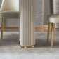 Glam Sintered Stone White Dining Table Oval Standard Dining Table for Kitchen Clearhalo ' dining_table' 'Dining Tables & Seating' 'Dining Tables' 'furn' 'furn_dining_table' 'Furniture' 'furniture_dining_table' 'Kitchen & Dining Furniture' 'kitchen&dining_furn' 'kitchen' 'kitchen_dining_table' 4332315