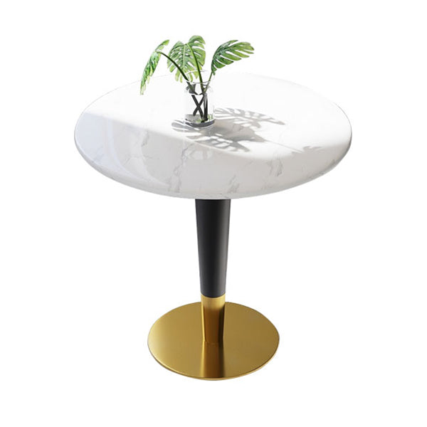 Round Marble Dinette Table Traditional Luxury Dinner Room Table for Indoor Without Chairs Clearhalo ' dining_table' 'Dining Tables & Seating' 'Dining Tables' 'furn' 'furn_dining_table' 'Furniture' 'furniture_dining_table' 'Kitchen & Dining Furniture' 'kitchen&dining_furn' 'kitchen' 'kitchen_dining_table' 4332325