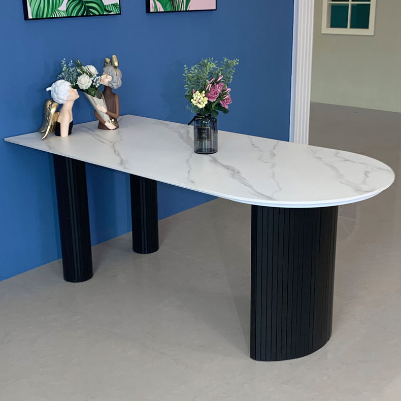 Simplicity Style Free from Dining Site Table Stone Home Dining Room Furniture Clearhalo ' dining_table' 'Dining Tables & Seating' 'Dining Tables' 'furn' 'furn_dining_table' 'Furniture' 'furniture_dining_table' 'Kitchen & Dining Furniture' 'kitchen&dining_furn' 'kitchen' 'kitchen_dining_table' 4332343