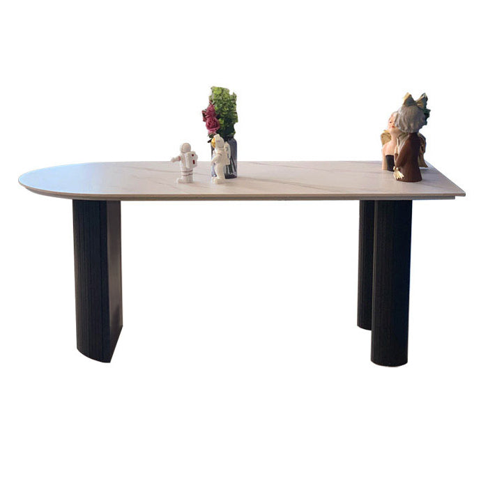 Simplicity Style Free from Dining Site Table Stone Home Dining Room Furniture Without Chairs Clearhalo ' dining_table' 'Dining Tables & Seating' 'Dining Tables' 'furn' 'furn_dining_table' 'Furniture' 'furniture_dining_table' 'Kitchen & Dining Furniture' 'kitchen&dining_furn' 'kitchen' 'kitchen_dining_table' 4332345