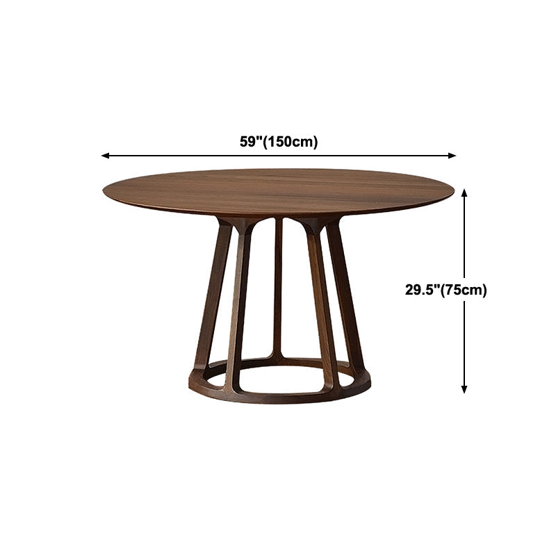 Pine Solid Wood Dining Table Modern Solid Wood Pedestal Dining Table Clearhalo ' dining_table' 'Dining Tables & Seating' 'Dining Tables' 'furn' 'furn_dining_table' 'Furniture' 'furniture_dining_table' 'Kitchen & Dining Furniture' 'kitchen&dining_furn' 'kitchen' 'kitchen_dining_table' 4332365