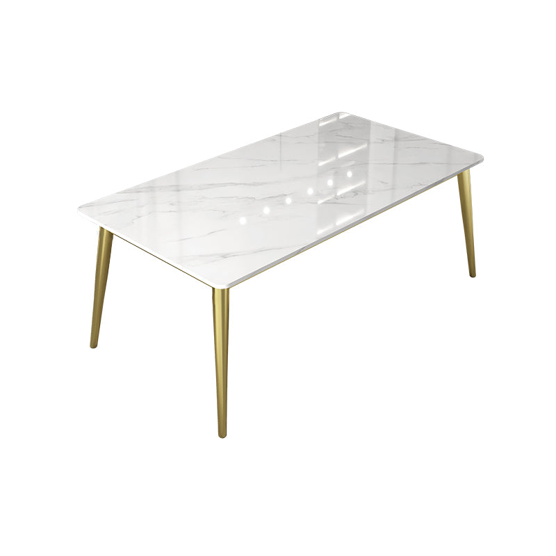 Modern 1/4/5/7 Pieces Dining Set Sintered Stone Top Dining Furniture Set /Separate Items White 70.9"L x 35.4"W Clearhalo 'Dining Room Sets' 'Dining Tables & Seating' 'dining_room_set' 'furn' 'furn_dining_room_set' 'Furniture' 'furniture_dining_room_set' 'Kitchen & Dining Furniture' 'kitchen&dining_furn' 'kitchen' 4332383