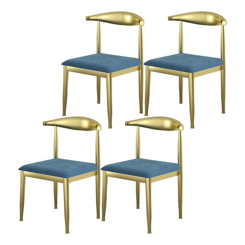 Modern 1/4/5/7 Pieces Dining Set Sintered Stone Top Dining Furniture Set /Separate Items 4 Blue Chairs Clearhalo 'Dining Room Sets' 'Dining Tables & Seating' 'dining_room_set' 'furn' 'furn_dining_room_set' 'Furniture' 'furniture_dining_room_set' 'Kitchen & Dining Furniture' 'kitchen&dining_furn' 'kitchen' 4332386