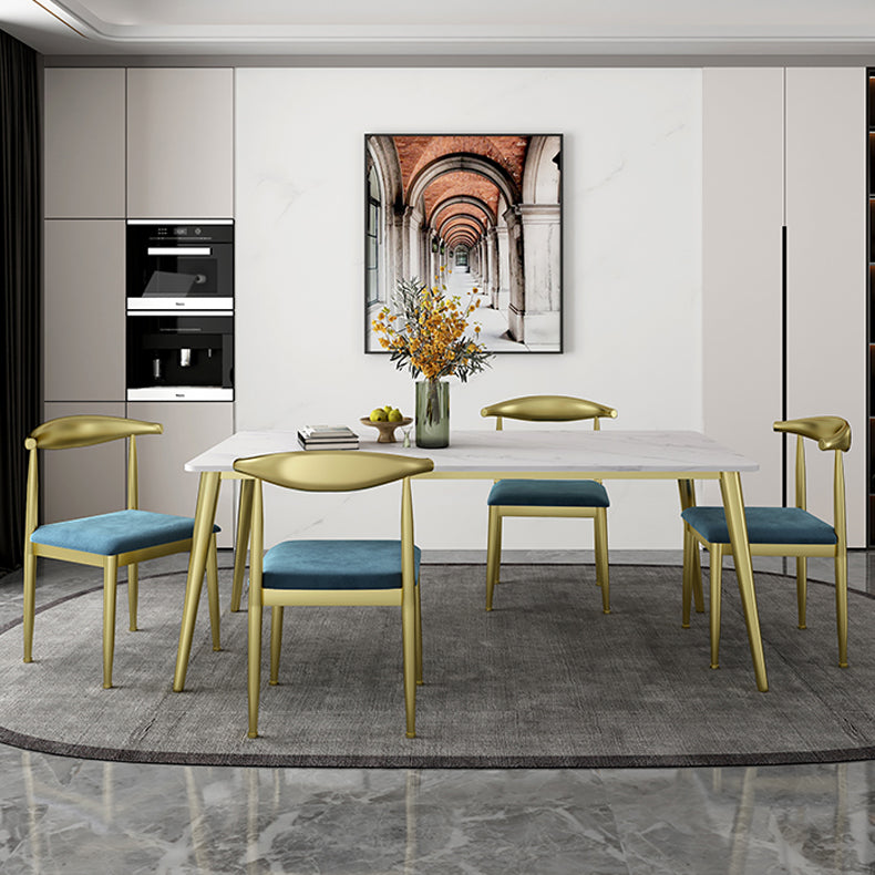 Modern 1/4/5/7 Pieces Dining Set Sintered Stone Top Dining Furniture Set /Separate Items Clearhalo 'Dining Room Sets' 'Dining Tables & Seating' 'dining_room_set' 'furn' 'furn_dining_room_set' 'Furniture' 'furniture_dining_room_set' 'Kitchen & Dining Furniture' 'kitchen&dining_furn' 'kitchen' 4332387