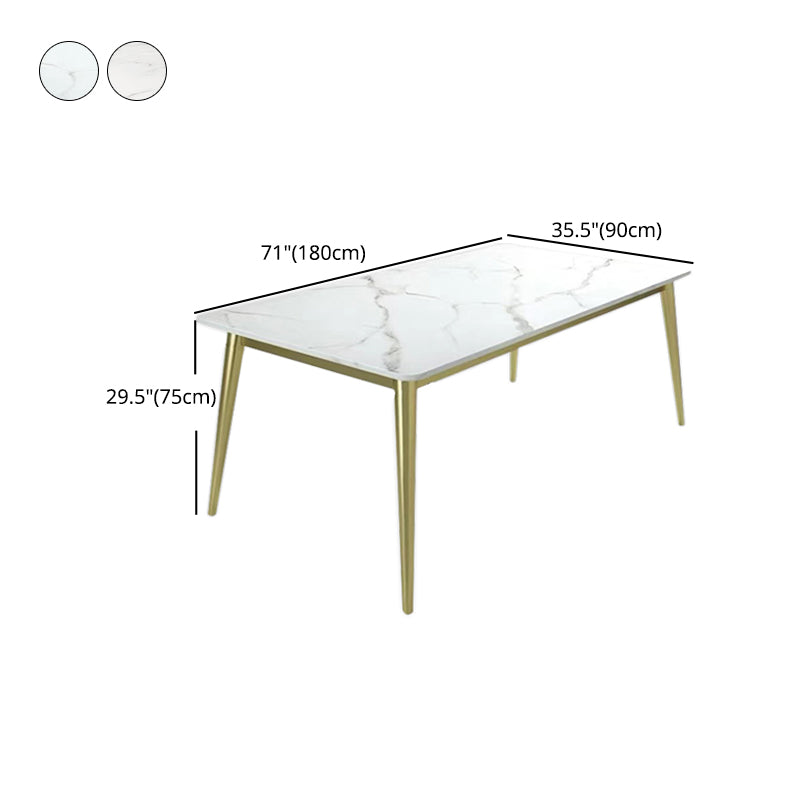 Modern 1/4/5/7 Pieces Dining Set Sintered Stone Top Dining Furniture Set /Separate Items Clearhalo 'Dining Room Sets' 'Dining Tables & Seating' 'dining_room_set' 'furn' 'furn_dining_room_set' 'Furniture' 'furniture_dining_room_set' 'Kitchen & Dining Furniture' 'kitchen&dining_furn' 'kitchen' 4332401