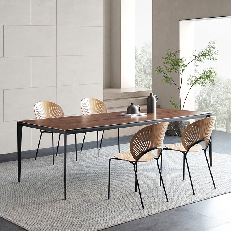 Modern Stone Dining Set 1/4/5 Pieces Dining Furniture Set /Separate Items 5 Pieces: Table, 4 Chairs Clearhalo 'Dining Room Sets' 'Dining Tables & Seating' 'dining_room_set' 'furn' 'furn_dining_room_set' 'Furniture' 'furniture_dining_room_set' 'Kitchen & Dining Furniture' 'kitchen&dining_furn' 'kitchen' 4332427