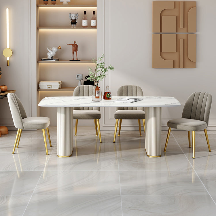 Luxury 1/2/5/6/7 Pieces Dining Set Sintered Stone Dining Furniture Set /Separate Items Clearhalo 'Dining Room Sets' 'Dining Tables & Seating' 'dining_room_set' 'furn' 'furn_dining_room_set' 'Furniture' 'furniture_dining_room_set' 'Kitchen & Dining Furniture' 'kitchen&dining_furn' 'kitchen' 4332446