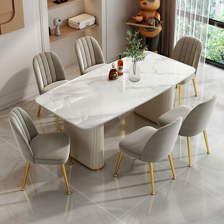 Luxury 1/2/5/6/7 Pieces Dining Set Sintered Stone Dining Furniture Set /Separate Items Clearhalo 'Dining Room Sets' 'Dining Tables & Seating' 'dining_room_set' 'furn' 'furn_dining_room_set' 'Furniture' 'furniture_dining_room_set' 'Kitchen & Dining Furniture' 'kitchen&dining_furn' 'kitchen' 4332456