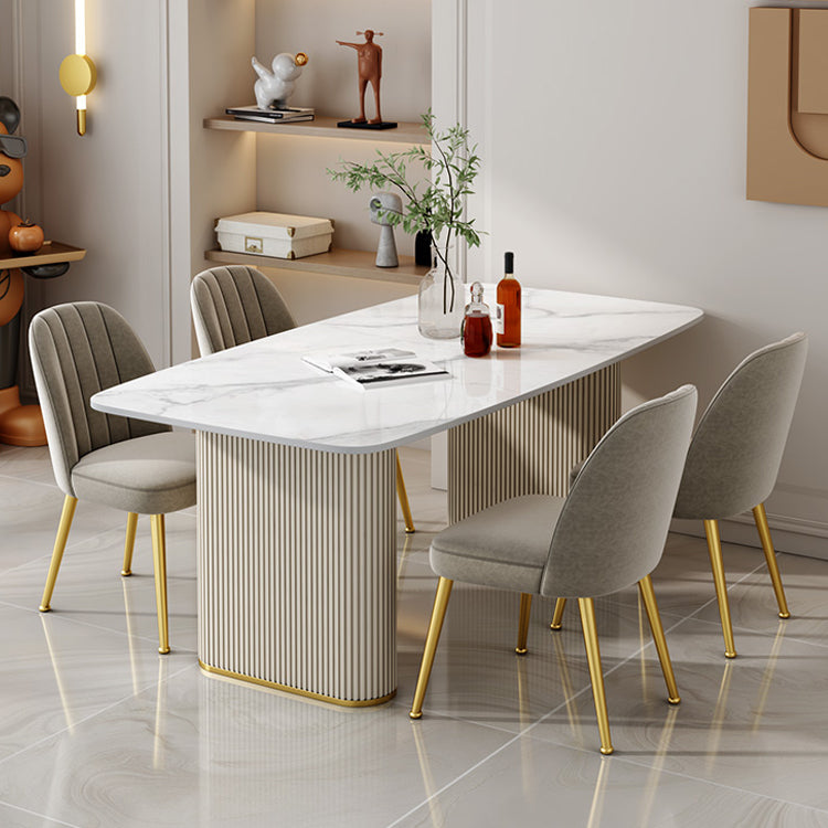 Luxury 1/2/5/6/7 Pieces Dining Set Sintered Stone Dining Furniture Set /Separate Items Clearhalo 'Dining Room Sets' 'Dining Tables & Seating' 'dining_room_set' 'furn' 'furn_dining_room_set' 'Furniture' 'furniture_dining_room_set' 'Kitchen & Dining Furniture' 'kitchen&dining_furn' 'kitchen' 4332457