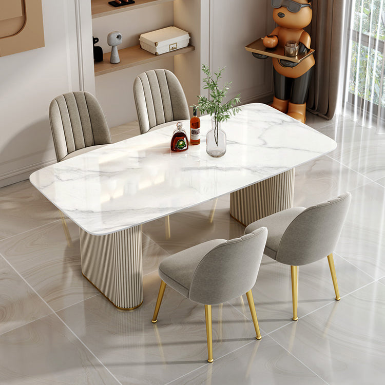 Luxury 1/2/5/6/7 Pieces Dining Set Sintered Stone Dining Furniture Set /Separate Items Clearhalo 'Dining Room Sets' 'Dining Tables & Seating' 'dining_room_set' 'furn' 'furn_dining_room_set' 'Furniture' 'furniture_dining_room_set' 'Kitchen & Dining Furniture' 'kitchen&dining_furn' 'kitchen' 4332458