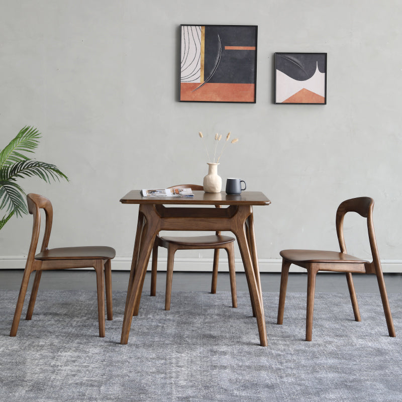 Modern 1/2/3/4/5 Pieces Wood Dining Set Dining Furniture Set /Separate Items 4 Pieces: Table, 3 Chairs Clearhalo 'Dining Room Sets' 'Dining Tables & Seating' 'dining_room_set' 'furn' 'furn_dining_room_set' 'Furniture' 'furniture_dining_room_set' 'Kitchen & Dining Furniture' 'kitchen&dining_furn' 'kitchen' 4332485
