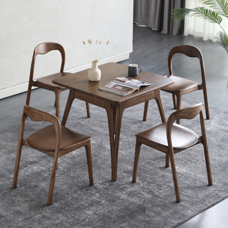 Modern 1/2/3/4/5 Pieces Wood Dining Set Dining Furniture Set /Separate Items 5 Pieces: Table, 4 Chairs Clearhalo 'Dining Room Sets' 'Dining Tables & Seating' 'dining_room_set' 'furn' 'furn_dining_room_set' 'Furniture' 'furniture_dining_room_set' 'Kitchen & Dining Furniture' 'kitchen&dining_furn' 'kitchen' 4332487