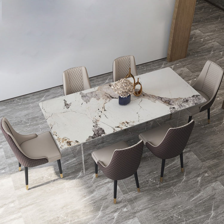 Modern 1/4/5/7 Pieces Dining Set Acrylic Dining Furniture Set /Separate Items Clearhalo 'Dining Room Sets' 'Dining Tables & Seating' 'dining_room_set' 'furn' 'furn_dining_room_set' 'Furniture' 'furniture_dining_room_set' 'Kitchen & Dining Furniture' 'kitchen&dining_furn' 'kitchen' 4332497