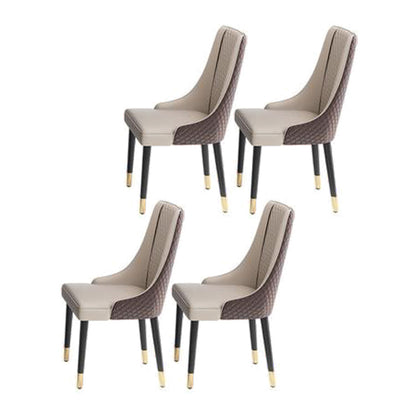 Modern 1/4/5/7 Pieces Dining Set Acrylic Dining Furniture Set /Separate Items 4 Beige Chairs Clearhalo 'Dining Room Sets' 'Dining Tables & Seating' 'dining_room_set' 'furn' 'furn_dining_room_set' 'Furniture' 'furniture_dining_room_set' 'Kitchen & Dining Furniture' 'kitchen&dining_furn' 'kitchen' 4332501