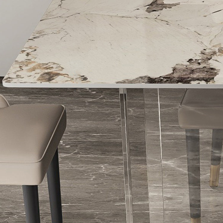 Modern 1/4/5/7 Pieces Dining Set Acrylic Dining Furniture Set /Separate Items Clearhalo 'Dining Room Sets' 'Dining Tables & Seating' 'dining_room_set' 'furn' 'furn_dining_room_set' 'Furniture' 'furniture_dining_room_set' 'Kitchen & Dining Furniture' 'kitchen&dining_furn' 'kitchen' 4332507