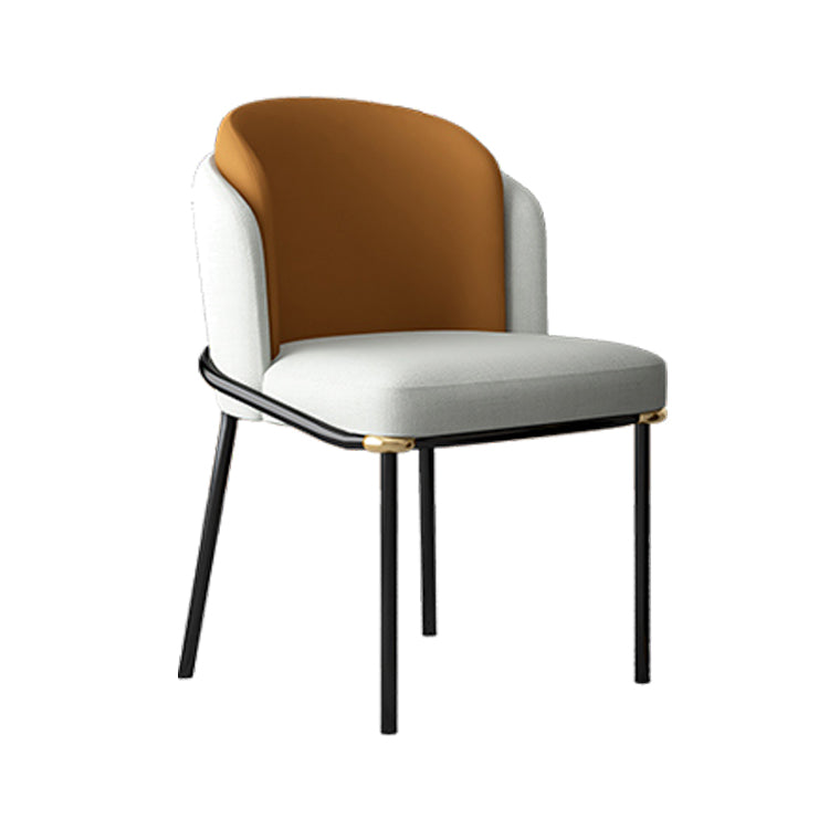 Modern 1/2/5 Pieces Metal Dining Set Dining Furniture Set /Separate Items 1 Orange Chair Clearhalo 'Dining Room Sets' 'Dining Tables & Seating' 'dining_room_set' 'furn' 'furn_dining_room_set' 'Furniture' 'furniture_dining_room_set' 'Kitchen & Dining Furniture' 'kitchen&dining_furn' 'kitchen' 4332538