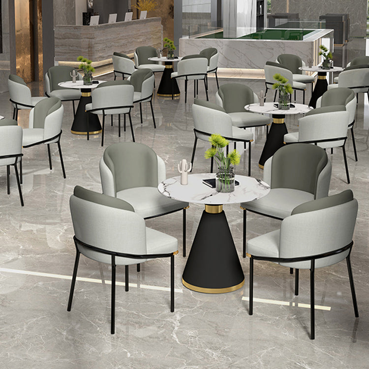 Modern 1/2/5 Pieces Metal Dining Set Dining Furniture Set /Separate Items Clearhalo 'Dining Room Sets' 'Dining Tables & Seating' 'dining_room_set' 'furn' 'furn_dining_room_set' 'Furniture' 'furniture_dining_room_set' 'Kitchen & Dining Furniture' 'kitchen&dining_furn' 'kitchen' 4332542