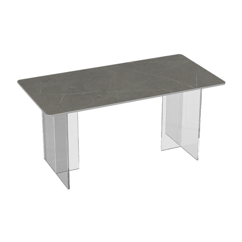 Modern 1/2/3/5 Pieces Dining Set Sintered Stone Dining Furniture Set /Separate Items Grey 79"L x 35"W Clearhalo 'Dining Room Sets' 'Dining Tables & Seating' 'dining_room_set' 'furn' 'furn_dining_room_set' 'Furniture' 'furniture_dining_room_set' 'Kitchen & Dining Furniture' 'kitchen&dining_furn' 'kitchen' 4332556