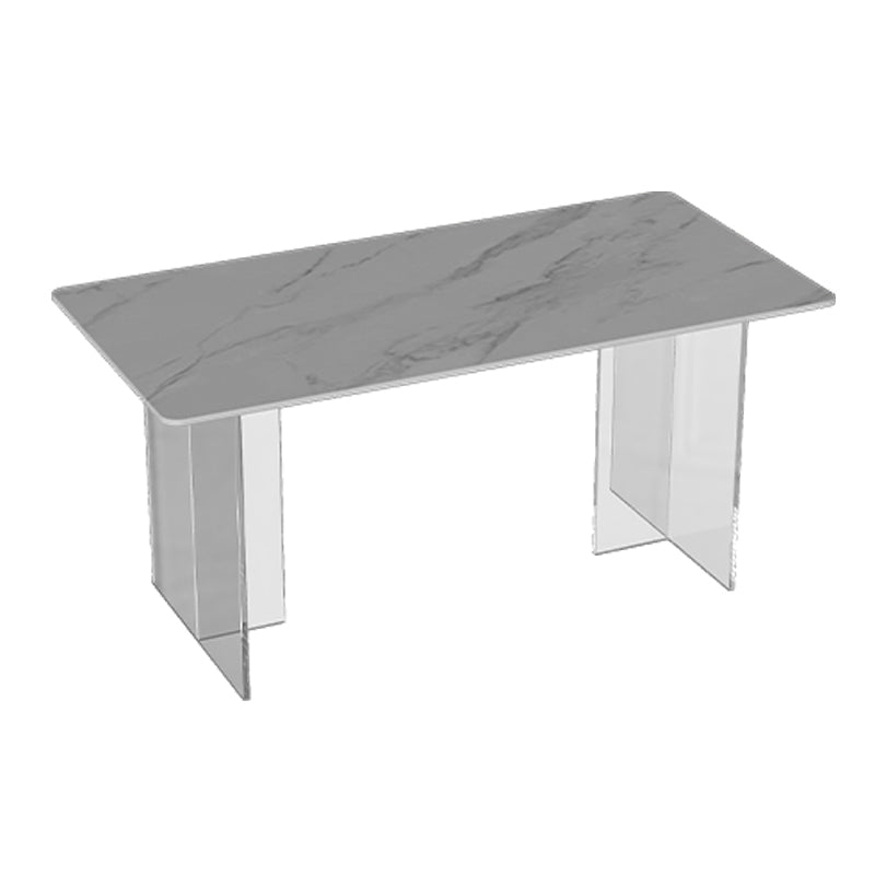 Modern 1/2/3/5 Pieces Dining Set Sintered Stone Dining Furniture Set /Separate Items White 79"L x 35"W Clearhalo 'Dining Room Sets' 'Dining Tables & Seating' 'dining_room_set' 'furn' 'furn_dining_room_set' 'Furniture' 'furniture_dining_room_set' 'Kitchen & Dining Furniture' 'kitchen&dining_furn' 'kitchen' 4332559