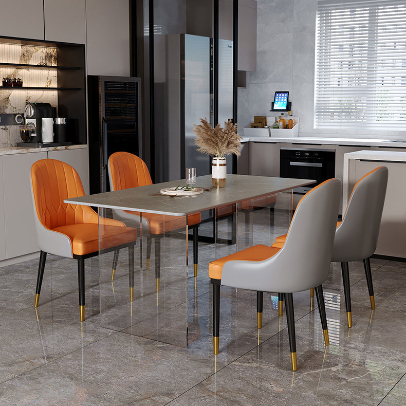 Modern 1/2/3/5 Pieces Dining Set Sintered Stone Dining Furniture Set /Separate Items Clearhalo 'Dining Room Sets' 'Dining Tables & Seating' 'dining_room_set' 'furn' 'furn_dining_room_set' 'Furniture' 'furniture_dining_room_set' 'Kitchen & Dining Furniture' 'kitchen&dining_furn' 'kitchen' 4332570