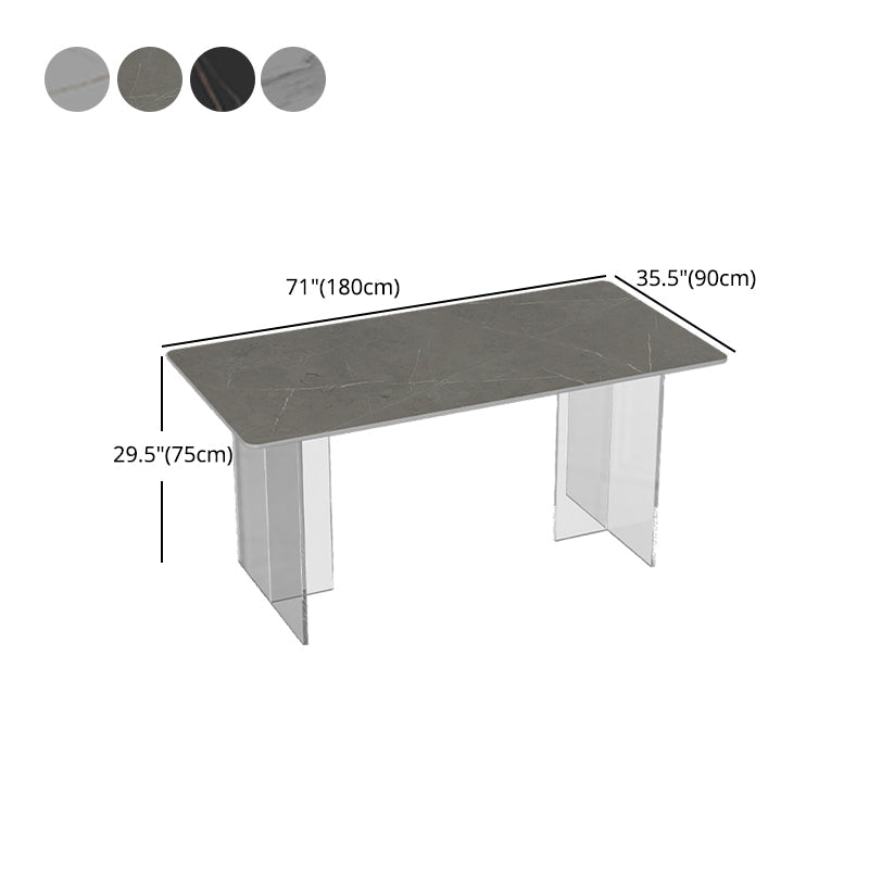Modern 1/2/3/5 Pieces Dining Set Sintered Stone Dining Furniture Set /Separate Items Clearhalo 'Dining Room Sets' 'Dining Tables & Seating' 'dining_room_set' 'furn' 'furn_dining_room_set' 'Furniture' 'furniture_dining_room_set' 'Kitchen & Dining Furniture' 'kitchen&dining_furn' 'kitchen' 4332577