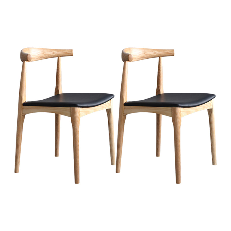 Modern Wood Dining Room Set 1/2/5/6/7 Pieces Dining Furniture Set /Separate Items 2 Wood Chairs Clearhalo 'Dining Room Sets' 'Dining Tables & Seating' 'dining_room_set' 'furn' 'furn_dining_room_set' 'Furniture' 'furniture_dining_room_set' 'Kitchen & Dining Furniture' 'kitchen&dining_furn' 'kitchen' 4332600