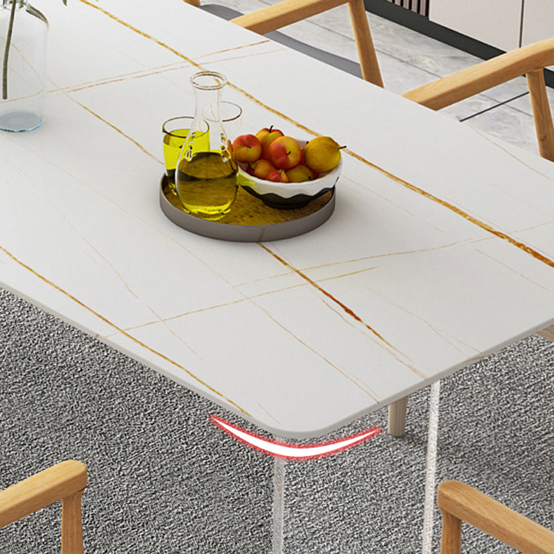 Modern 1/2/5/7 Pieces Dining Set Sintered Stone Dining Furniture Set /Separate Items Clearhalo 'Dining Room Sets' 'Dining Tables & Seating' 'dining_room_set' 'furn' 'furn_dining_room_set' 'Furniture' 'furniture_dining_room_set' 'Kitchen & Dining Furniture' 'kitchen&dining_furn' 'kitchen' 4332627