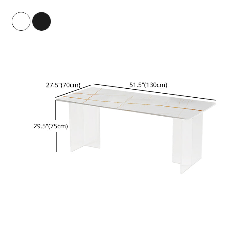 Modern 1/2/5/7 Pieces Dining Set Sintered Stone Dining Furniture Set /Separate Items Clearhalo 'Dining Room Sets' 'Dining Tables & Seating' 'dining_room_set' 'furn' 'furn_dining_room_set' 'Furniture' 'furniture_dining_room_set' 'Kitchen & Dining Furniture' 'kitchen&dining_furn' 'kitchen' 4332634