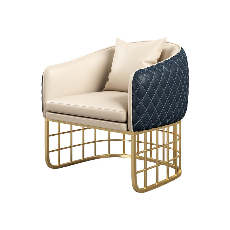 Glam 1/5 Pieces Leather Dining Set Dining Furniture Set /Separate Items 1 Blue Chair Clearhalo 'Dining Room Sets' 'Dining Tables & Seating' 'dining_room_set' 'furn' 'furn_dining_room_set' 'Furniture' 'furniture_dining_room_set' 'Kitchen & Dining Furniture' 'kitchen&dining_furn' 'kitchen' 4332641