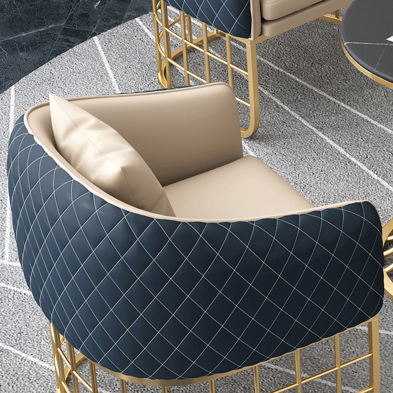 Glam 1/5 Pieces Leather Dining Set Dining Furniture Set /Separate Items Clearhalo 'Dining Room Sets' 'Dining Tables & Seating' 'dining_room_set' 'furn' 'furn_dining_room_set' 'Furniture' 'furniture_dining_room_set' 'Kitchen & Dining Furniture' 'kitchen&dining_furn' 'kitchen' 4332651