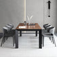 Modern Sintered Stone Dining Room Set 1/4/6/7 Pieces Dining Furniture Set /Separate Items Clearhalo 'Dining Room Sets' 'Dining Tables & Seating' 'dining_room_set' 'furn' 'furn_dining_room_set' 'Furniture' 'furniture_dining_room_set' 'Kitchen & Dining Furniture' 'kitchen&dining_furn' 'kitchen' 4332661