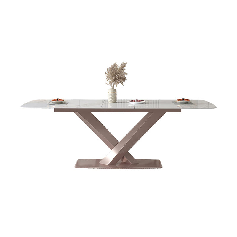 Sintered Stone 1/2/5/7 Pieces Dining Set Nordic Dining Furniture Set /Separate Items White 70.9"L x 35.4"W Clearhalo 'Dining Room Sets' 'Dining Tables & Seating' 'dining_room_set' 'furn' 'furn_dining_room_set' 'Furniture' 'furniture_dining_room_set' 'Kitchen & Dining Furniture' 'kitchen&dining_furn' 'kitchen' 4332693