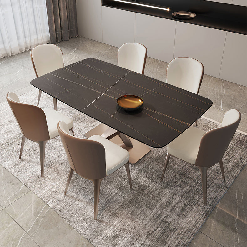 Sintered Stone 1/2/5/7 Pieces Dining Set Luxury Dining Furniture Set /Separate Items Clearhalo 'Dining Room Sets' 'Dining Tables & Seating' 'dining_room_set' 'furn' 'furn_dining_room_set' 'Furniture' 'furniture_dining_room_set' 'Kitchen & Dining Furniture' 'kitchen&dining_furn' 'kitchen' 4332725