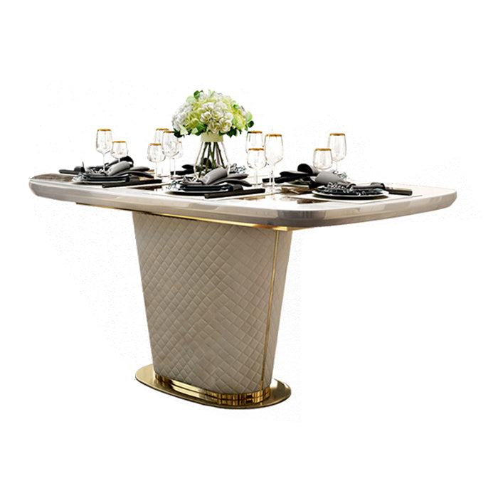 Modern 1/2/6/7 Pieces Dining Set Marble Dining Furniture Set /Separate Items White 71"L x 31"W Clearhalo 'Dining Room Sets' 'Dining Tables & Seating' 'dining_room_set' 'furn' 'furn_dining_room_set' 'Furniture' 'furniture_dining_room_set' 'Kitchen & Dining Furniture' 'kitchen&dining_furn' 'kitchen' 4332768