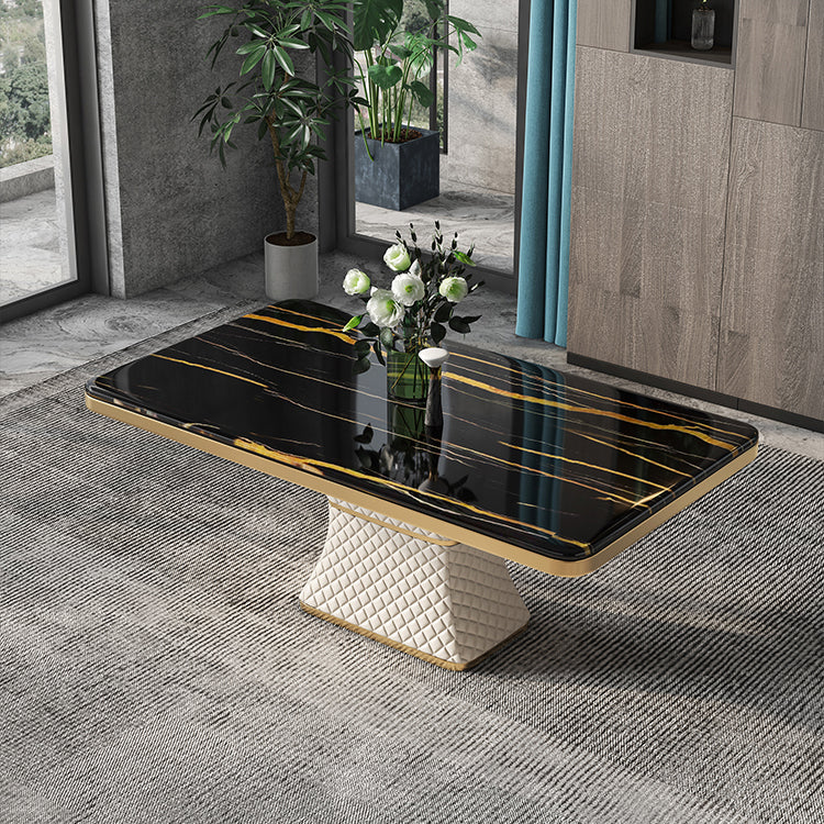 Rectangle 1/2/5/7 Pieces Dining Set Marble Dining Furniture Set /Separate Items Clearhalo 'Dining Room Sets' 'Dining Tables & Seating' 'dining_room_set' 'furn' 'furn_dining_room_set' 'Furniture' 'furniture_dining_room_set' 'Kitchen & Dining Furniture' 'kitchen&dining_furn' 'kitchen' 4332788