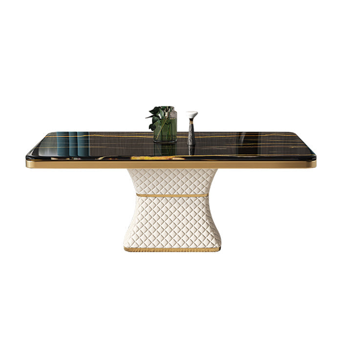 Rectangle 1/2/5/7 Pieces Dining Set Marble Dining Furniture Set /Separate Items Clearhalo 'Dining Room Sets' 'Dining Tables & Seating' 'dining_room_set' 'furn' 'furn_dining_room_set' 'Furniture' 'furniture_dining_room_set' 'Kitchen & Dining Furniture' 'kitchen&dining_furn' 'kitchen' 4332789