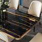 Rectangle 1/2/5/7 Pieces Dining Set Marble Dining Furniture Set /Separate Items Clearhalo 'Dining Room Sets' 'Dining Tables & Seating' 'dining_room_set' 'furn' 'furn_dining_room_set' 'Furniture' 'furniture_dining_room_set' 'Kitchen & Dining Furniture' 'kitchen&dining_furn' 'kitchen' 4332791