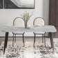 Modern 1/2/3/4/5/6/7 Pieces Dining Set Marble Dining Furniture Set /Separate Items 3 Pieces: Table, 2 Chairs Clearhalo 'Dining Room Sets' 'Dining Tables & Seating' 'dining_room_set' 'furn' 'furn_dining_room_set' 'Furniture' 'furniture_dining_room_set' 'Kitchen & Dining Furniture' 'kitchen&dining_furn' 'kitchen' 4332828
