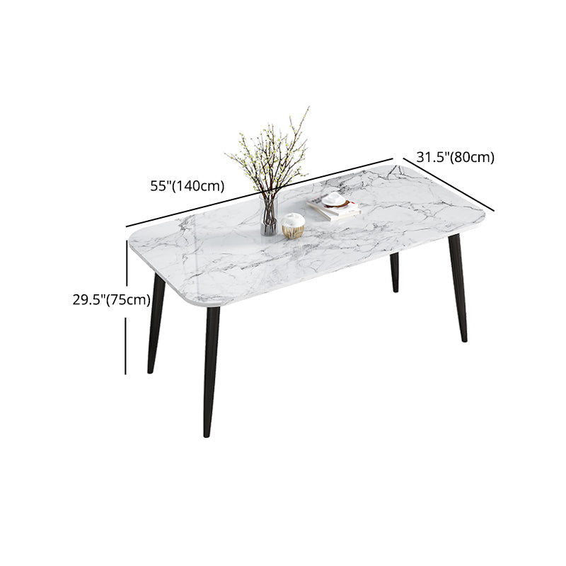 Modern 1/2/3/4/5/6/7 Pieces Dining Set Marble Dining Furniture Set /Separate Items Clearhalo 'Dining Room Sets' 'Dining Tables & Seating' 'dining_room_set' 'furn' 'furn_dining_room_set' 'Furniture' 'furniture_dining_room_set' 'Kitchen & Dining Furniture' 'kitchen&dining_furn' 'kitchen' 4332835