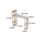 Glam Style Bar Table Marble Pub Table with Wine Cabinet for Dining Room Clearhalo 'Bar Furniture' 'Bar Tables' 'bar_tables' 'furn' 'furn_bar_tables' 'Furniture' 'furniture_bar_tables' 'Kitchen & Dining Furniture' 'kitchen&dining_furn' 'kitchen' 4335321
