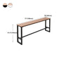 Modern Trestle Counter-height Pub Table Outdoor Rectangle Event and Cocktail Table Clearhalo 'Bar Furniture' 'Bar Tables' 'bar_tables' 'furn' 'furn_bar_tables' 'Furniture' 'furniture_bar_tables' 'Kitchen & Dining Furniture' 4335442