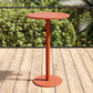 Modern Round Bar Dining Table Indoor Iron Bar Height Table 42-Inch Top Orange Without Chairs Clearhalo 'Bar Furniture' 'Bar Tables' 'bar_tables' 'furn' 'furn_bar_tables' 'Furniture' 'furniture_bar_tables' 'Kitchen & Dining Furniture' 'kitchen&dining_furn' 'kitchen' 4335465
