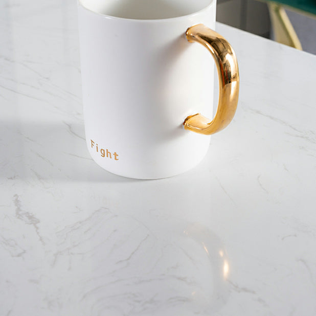 Marble Indoor Double Pedestal Cocktail Bar Table Storage Modern Pub/Bar Table Clearhalo 'Bar Furniture' 'Bar Tables' 'bar_tables' 'furn' 'furn_bar_tables' 'Furniture' 'furniture_bar_tables' 'Kitchen & Dining Furniture' 'kitchen&dining_furn' 'kitchen' 4335545