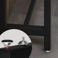Balcony Rectangle Modern Pub Bar Table Footrest Trestle Wood Bar/Dinette Table Clearhalo 'Bar Furniture' 'Bar Tables' 'bar_tables' 'furn' 'furn_bar_tables' 'Furniture' 'furniture_bar_tables' 'Kitchen & Dining Furniture' 4335629