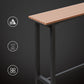 Balcony Rectangle Modern Pub Bar Table Footrest Trestle Wood Bar/Dinette Table Clearhalo 'Bar Furniture' 'Bar Tables' 'bar_tables' 'furn' 'furn_bar_tables' 'Furniture' 'furniture_bar_tables' 'Kitchen & Dining Furniture' 4335631