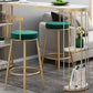 Modern Bar Dining Table Indoor Bar Height Table with Iron Base 42-Inch Top Clearhalo 'Bar Furniture' 'Bar Tables' 'bar_tables' 'furn' 'furn_bar_tables' 'Furniture' 'furniture_bar_tables' 'Kitchen & Dining Furniture' 'kitchen&dining_furn' 'kitchen' 4335685