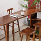 Contemporary Rectangle Bar Dining Table Wood Bar Height Table with Shelves Clearhalo 'Bar Furniture' 'Bar Tables' 'bar_tables' 'furn' 'furn_bar_tables' 'Furniture' 'furniture_bar_tables' 'Kitchen & Dining Furniture' 'kitchen&dining_furn' 'kitchen' 4335793